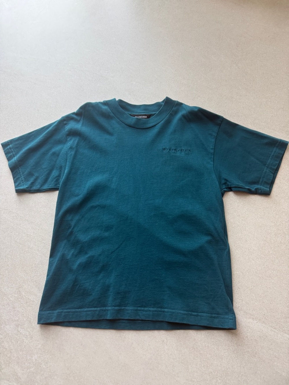 Balenciaga Teal Crewneck T-Shirt - boys